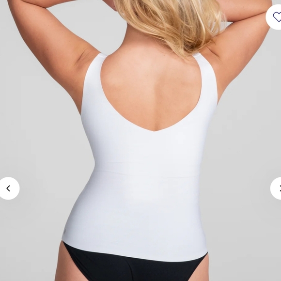 NWOT Honey love liftwear tank top shaperwear wireless Comfortable women L white. - Picture 3 of 17